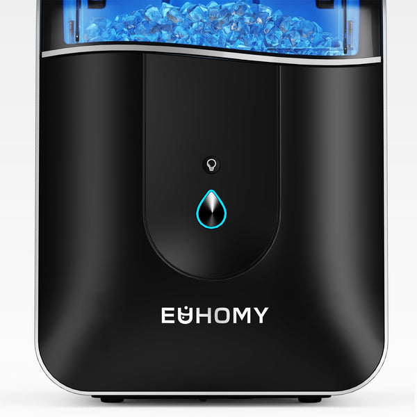 EUHOMY Pearl L1 Pro Portable Nugget Ice Maker Countertop–  Smart App Control & Alerts, 33Lbs/24H, 7–10 Mins Fast Ice