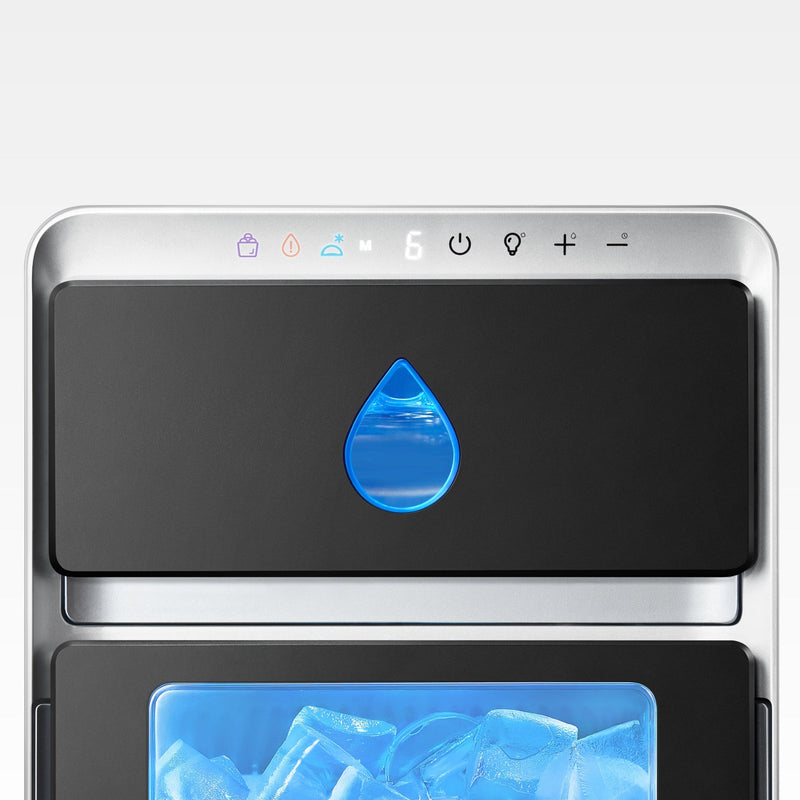 EUHOMY Luna Pro LunaArc™️ Portable Crystal Crescent Ice Maker Countertop – Melts 30 Mins Lower, Rapid Ice Making in 12 Mins, Real-Time Status Visibility