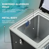 EUHOMY 12 Volt Refrigerator Car Refrigerator 12/24V DC 110-240V AC for Camping, Travel, Truck, Home - Euhomy