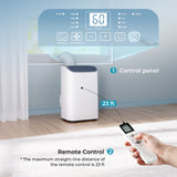 EUHOMY Portable Air Conditioners 14000 Btu3 in 1 Portable Cooling AC with Dehumidifier Fan Modes