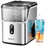 EUHOMY Pebble Ice Maker Machine with 35lbs/24H Soft Ice, Self-Cleaning - Euhomy