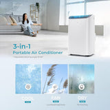 EUHOMY Portable Air Conditioners 3 in 1 Portable Cooling AC with Dehumidifier