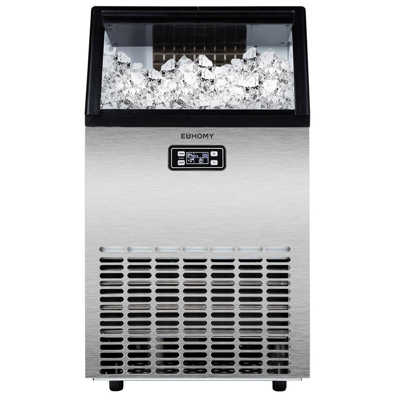 EUHOMY Excellent Storage Container Undercounter Commercial Ice Machine Includes 2 Bottles of Cleaner - Euhomy